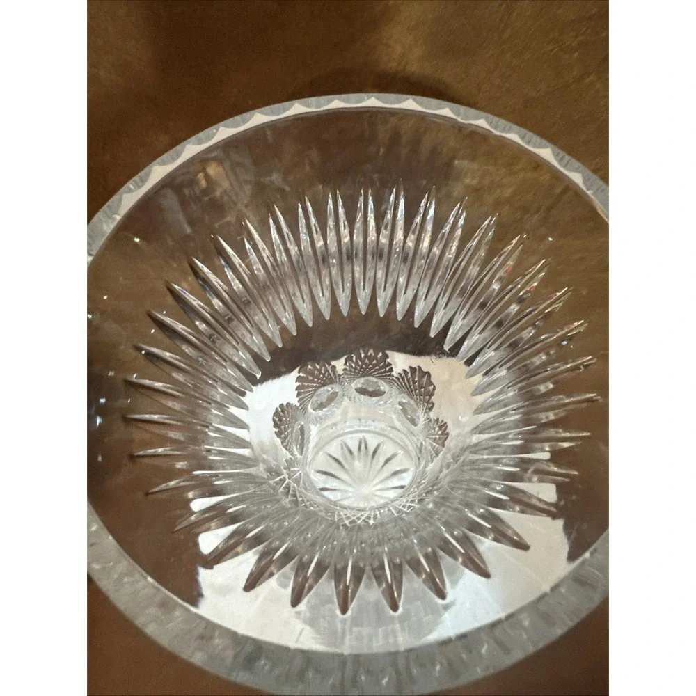 Vintage Cut Glass Floral Pattern 8